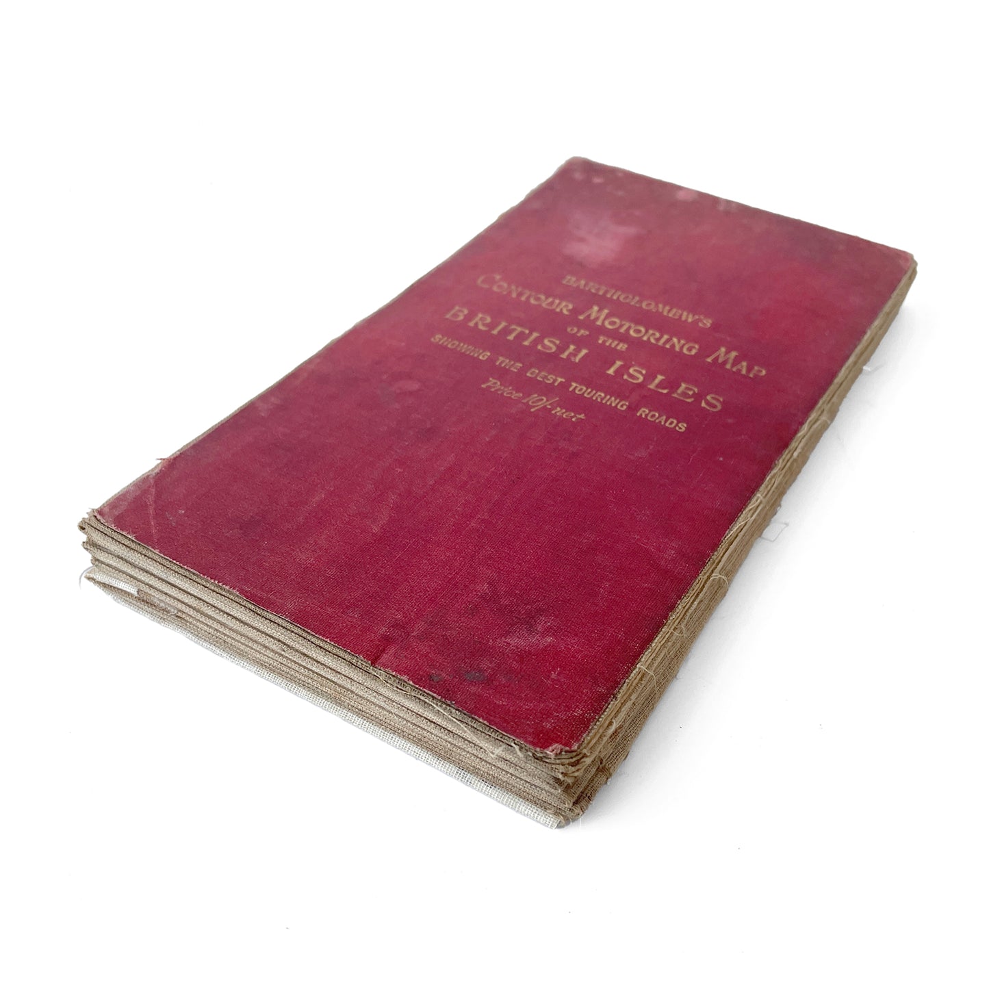 1920 Bartholomew’s Contour Motoring Map of the British Isles
