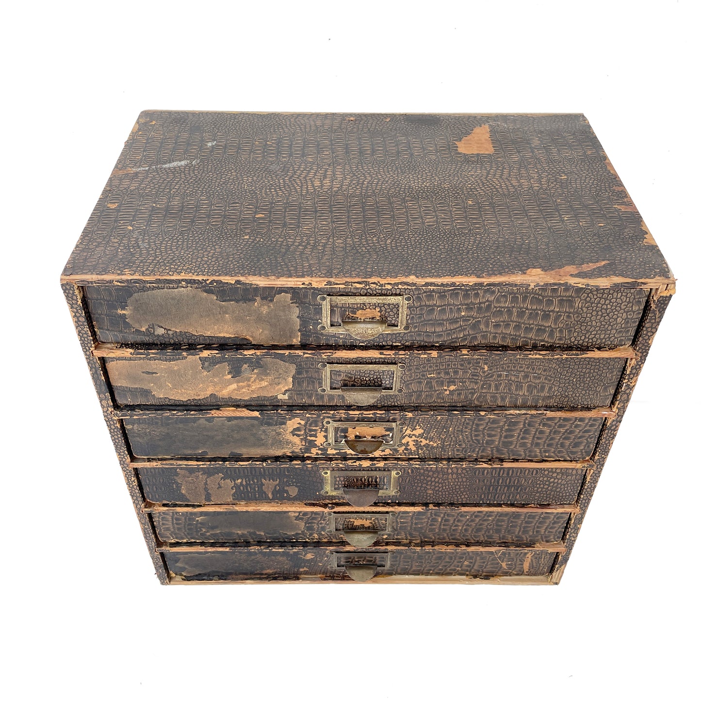 Early 20th Century Desktop Drawers – Mock Croc