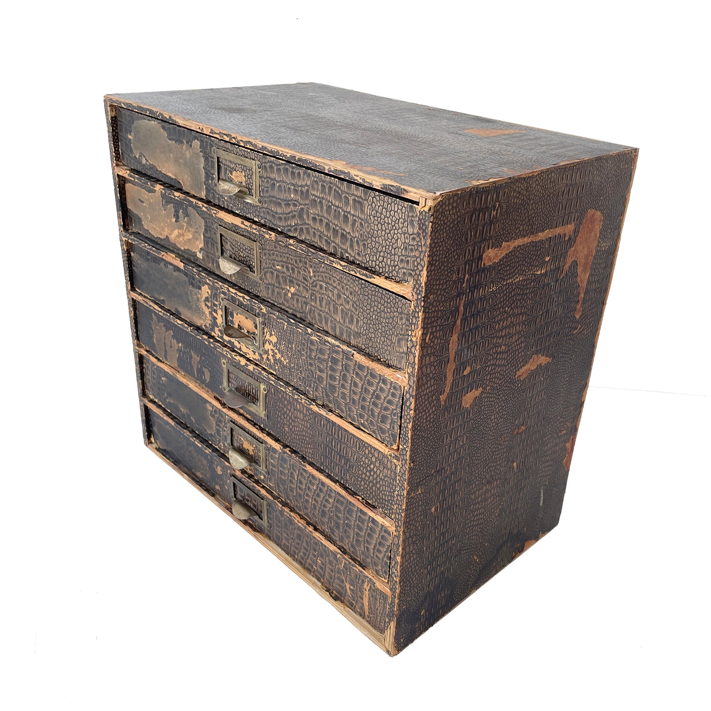 Early 20th Century Desktop Drawers – Mock Croc