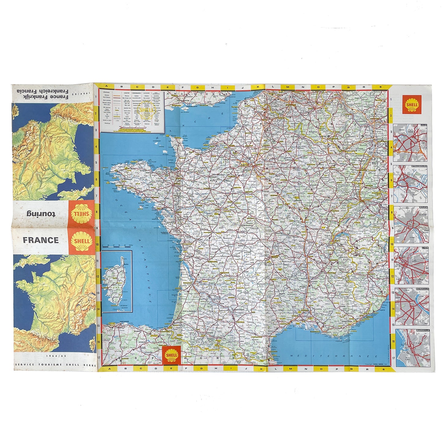 1964/65 Map of France – Sukie
