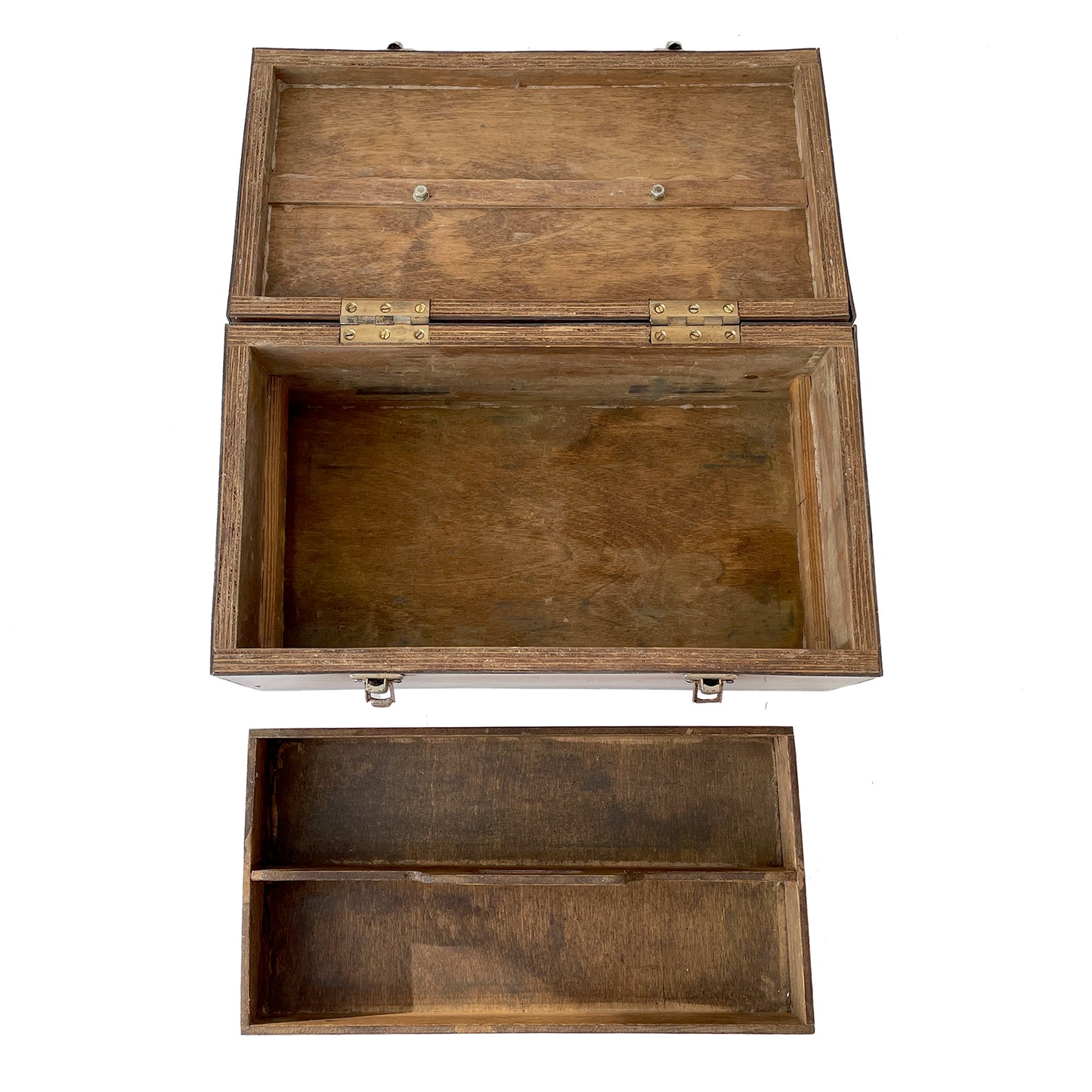 1960s Toolbox with Wood Effect Laminate