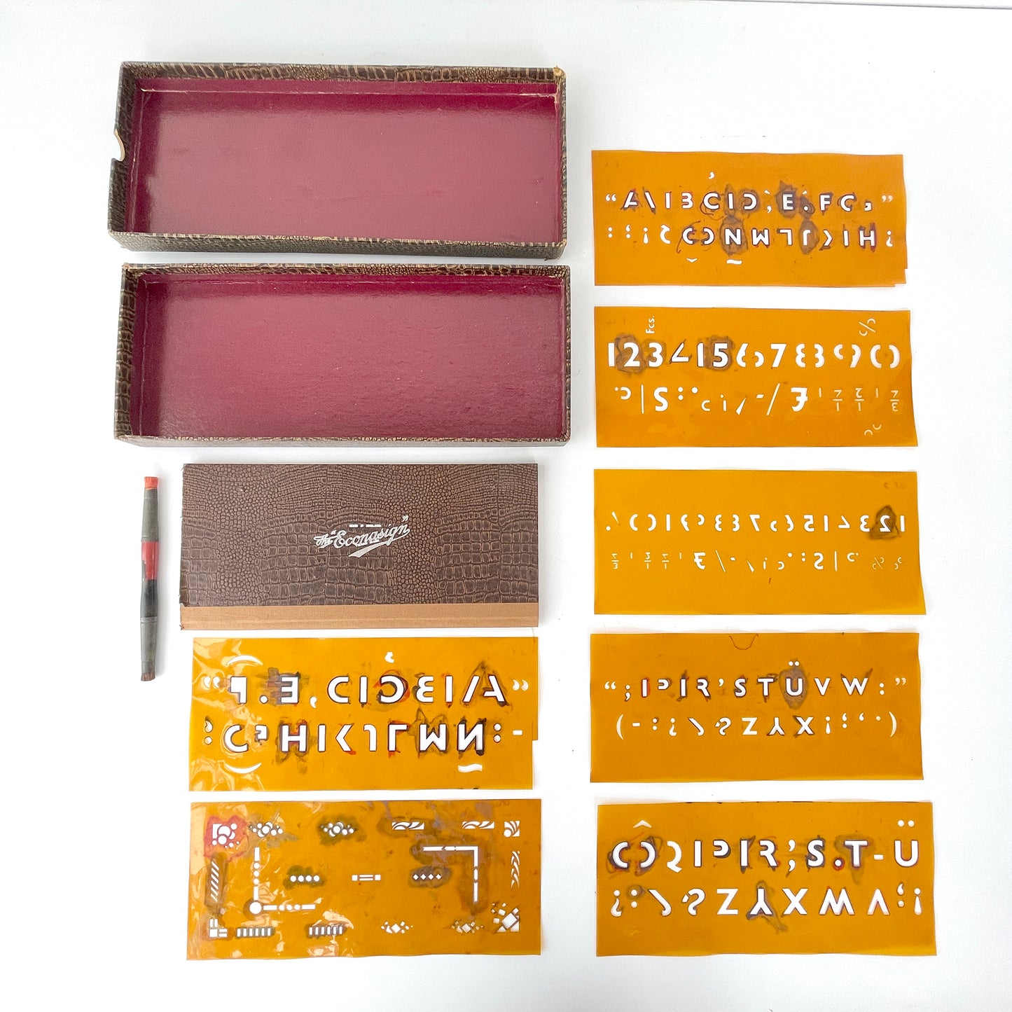 Early 20th Century Stencil Set