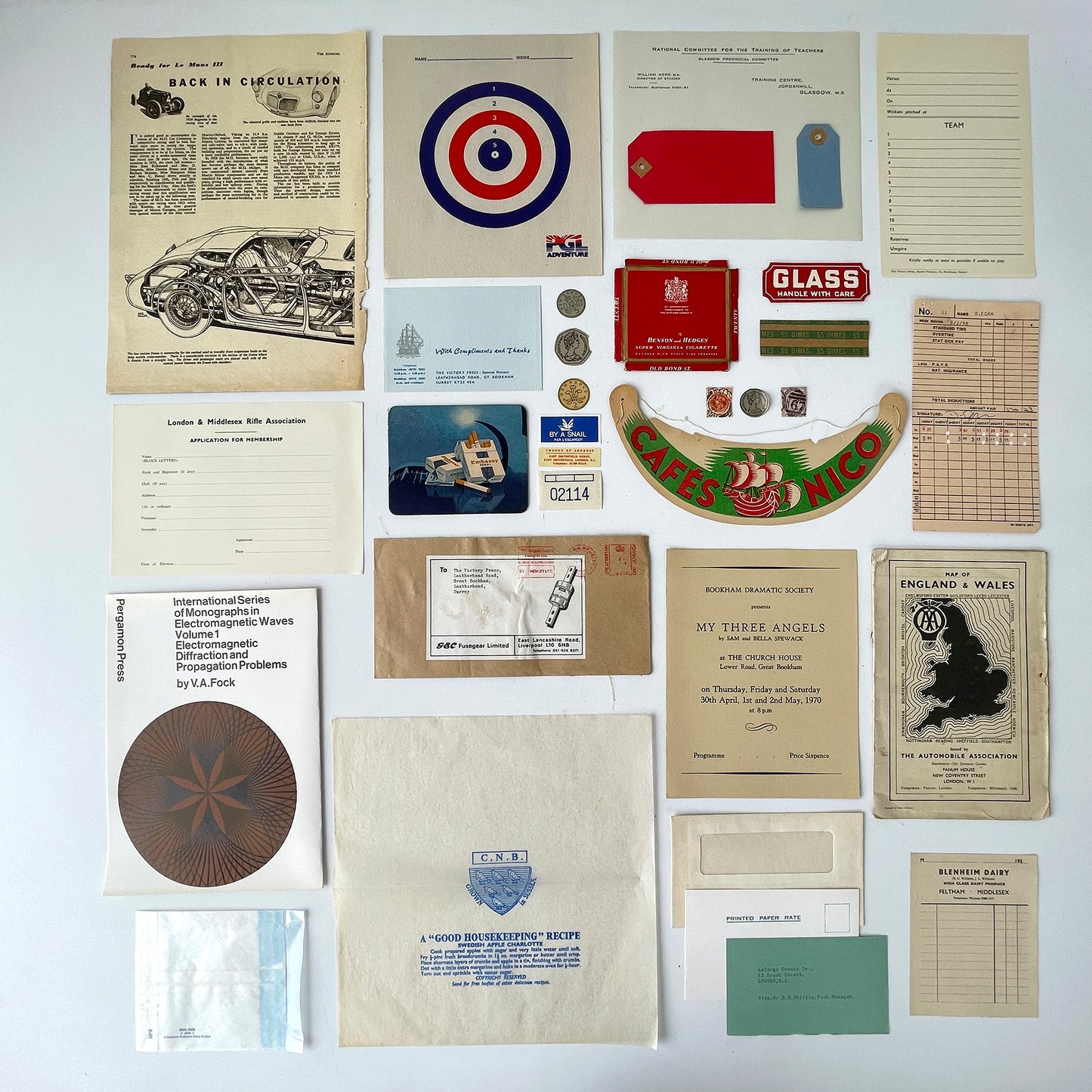 30 Piece Ephemera Pack – Selection B