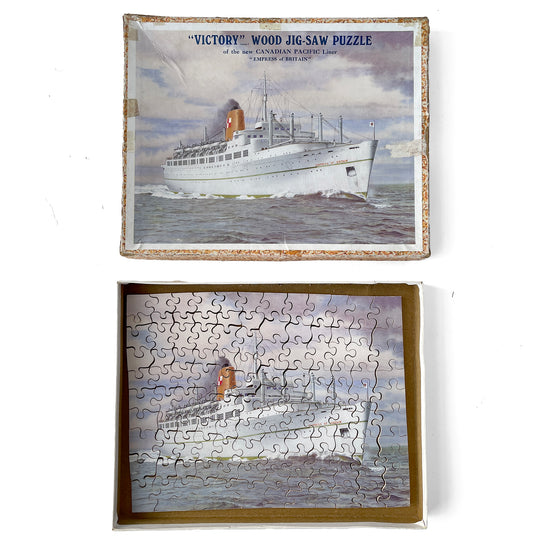 ‘Victory’ Wooden Jig-Saw Puzzle – Empress of Britain