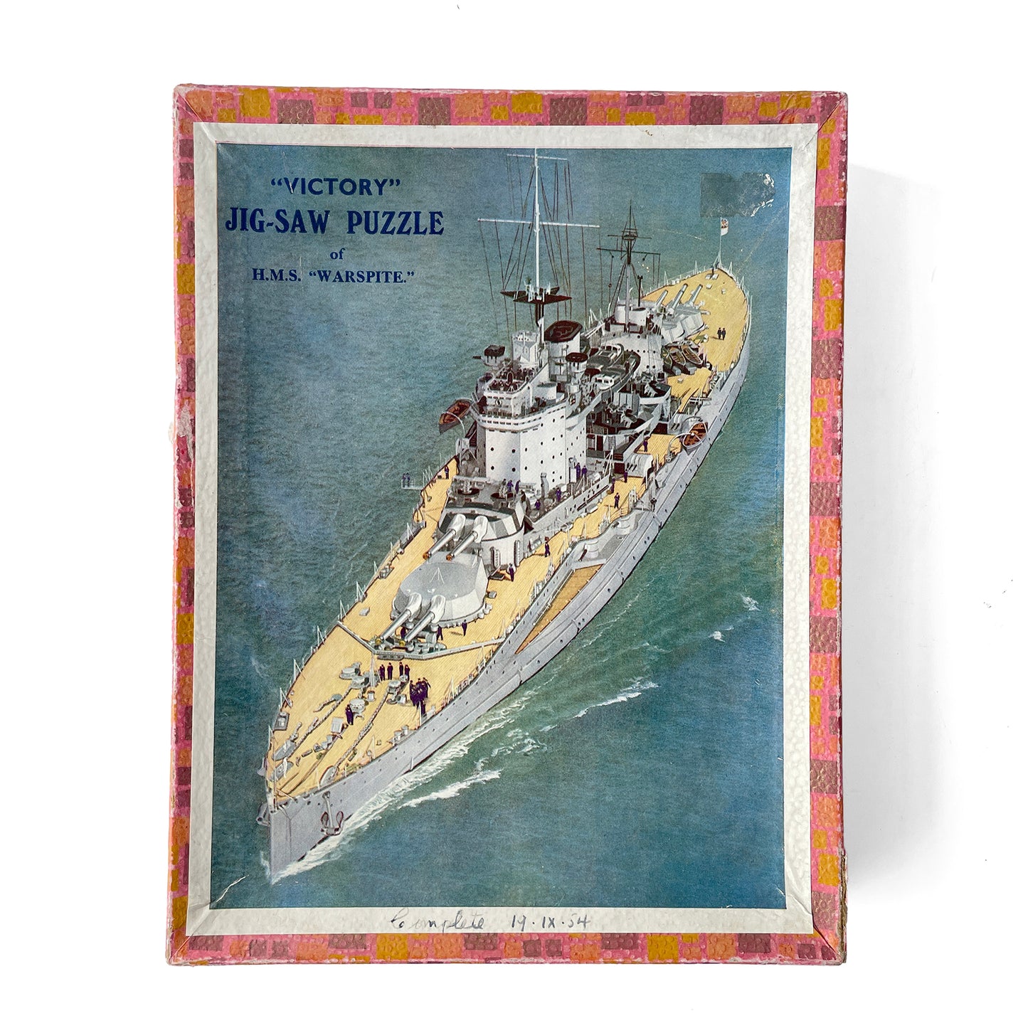 ‘Victory’ Wooden Jig-Saw Puzzle – H.M.S. Warspite