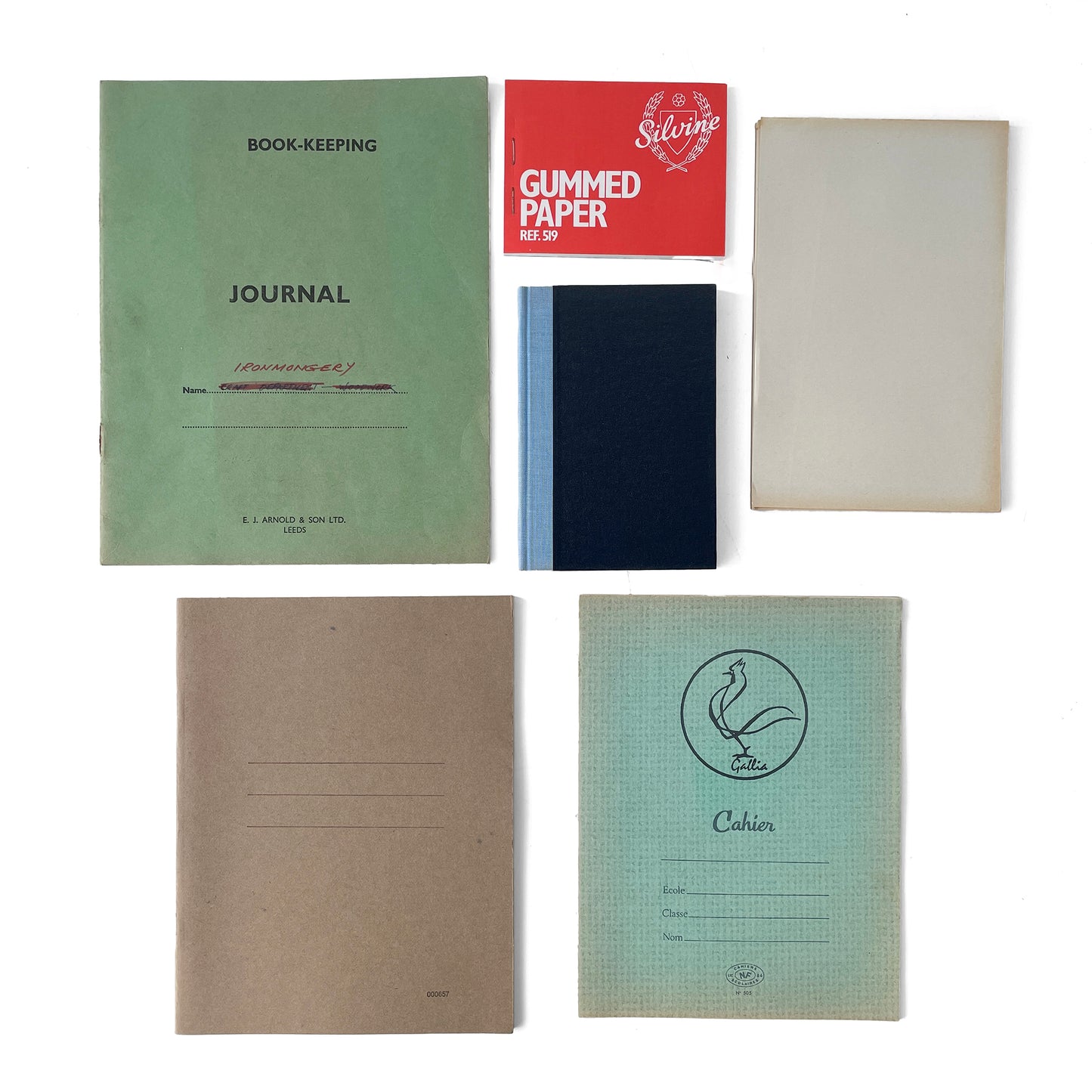 Collection of 6 Vintage Notebooks