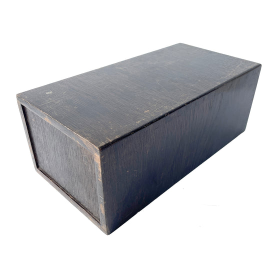 1930s Wooden Index Card Drawer