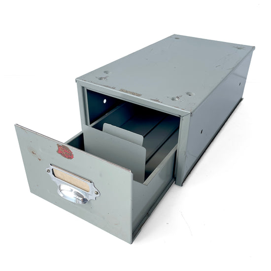 1940s Index Card Drawer – Grey