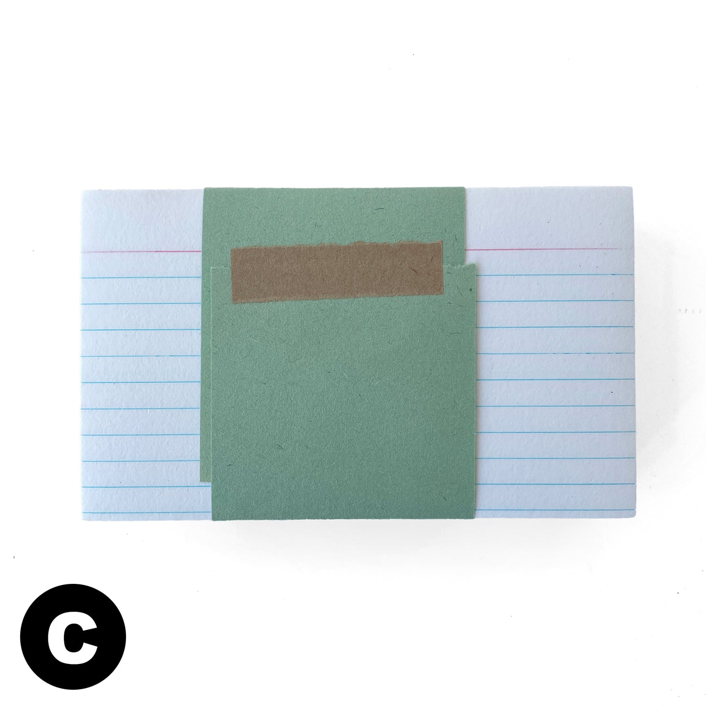 Vintage Index Cards – 3 x 5 inch Lined - C