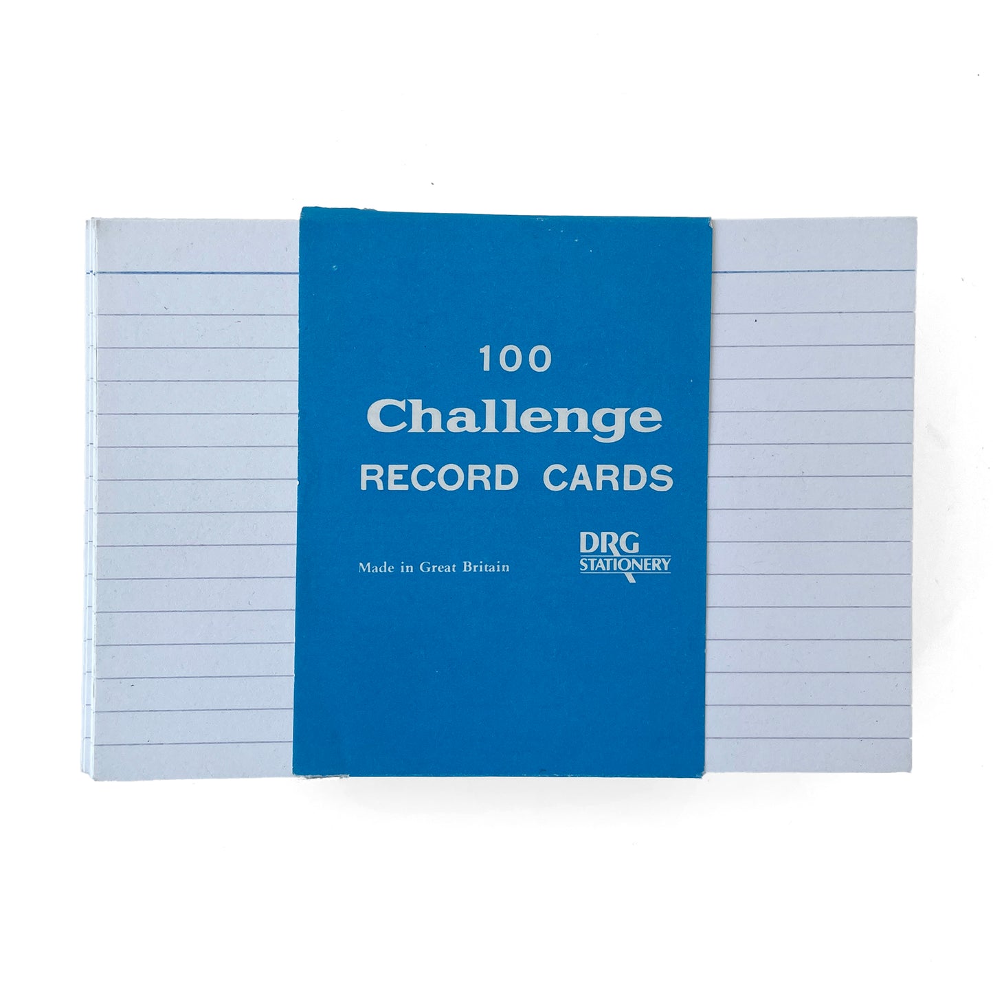 Vintage Index Cards – 4 x 6 inch Lined – ‘Challenge’