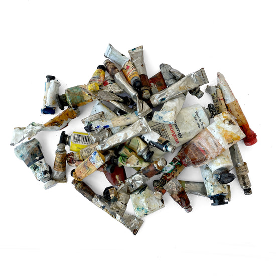 Box of Vintage Oil Paints