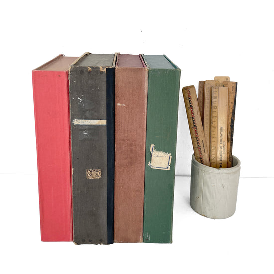 Collection of 4 Vintage Box Files