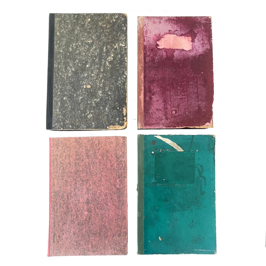 Collection of 4 Vintage Box Files