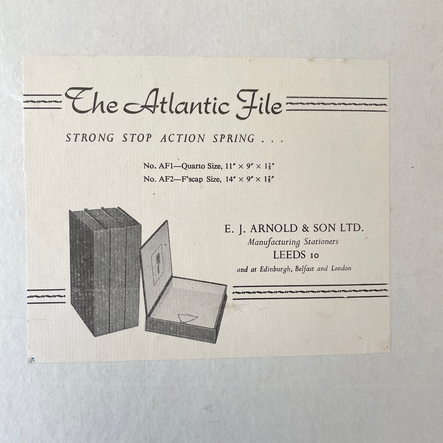 Collection of 4 Vintage Box Files