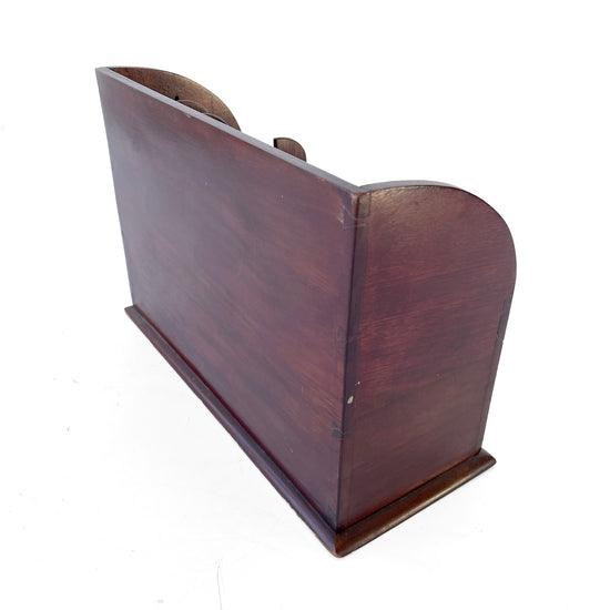 Beautiful Edwardian Mahogony Letter Rack