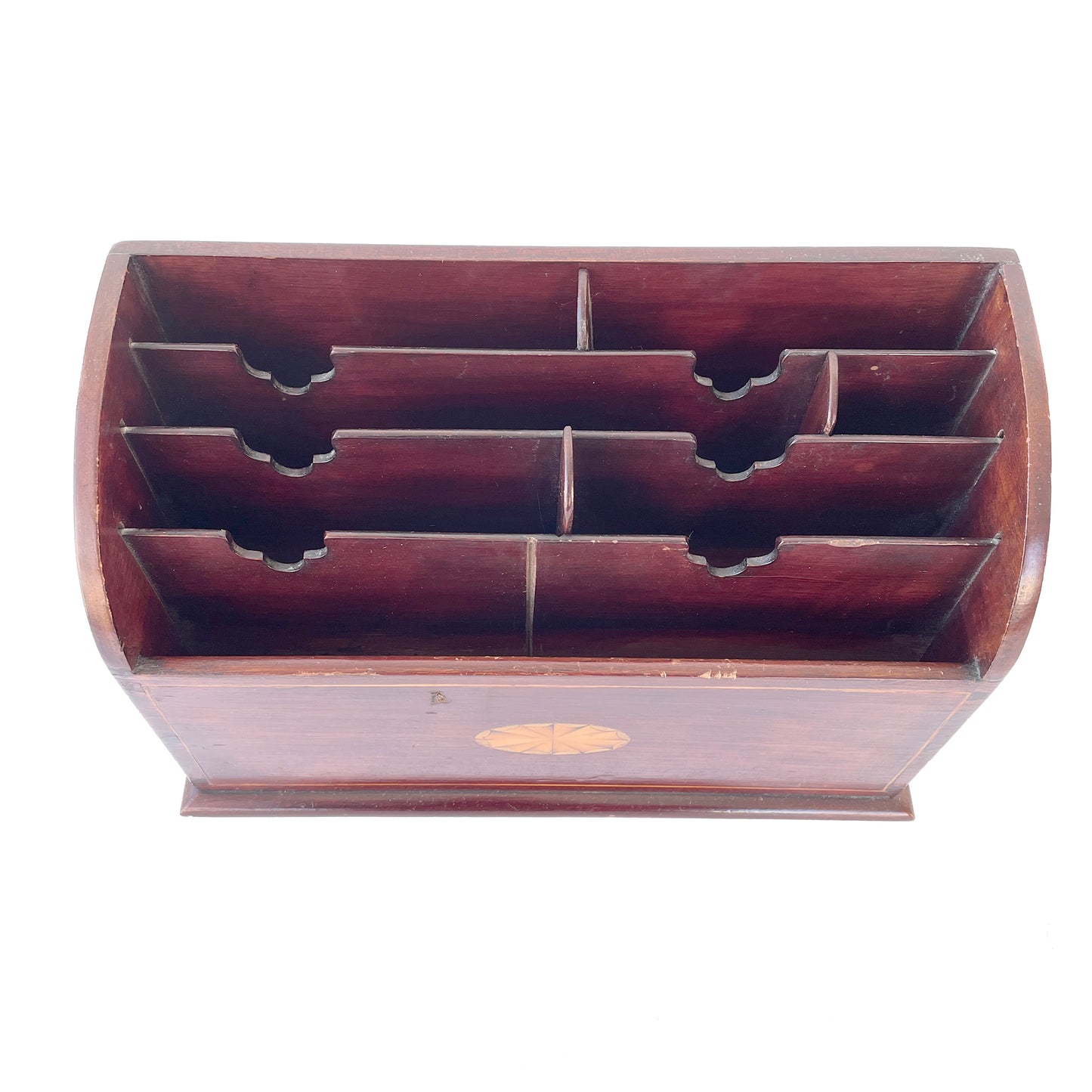 Beautiful Edwardian Mahogony Letter Rack