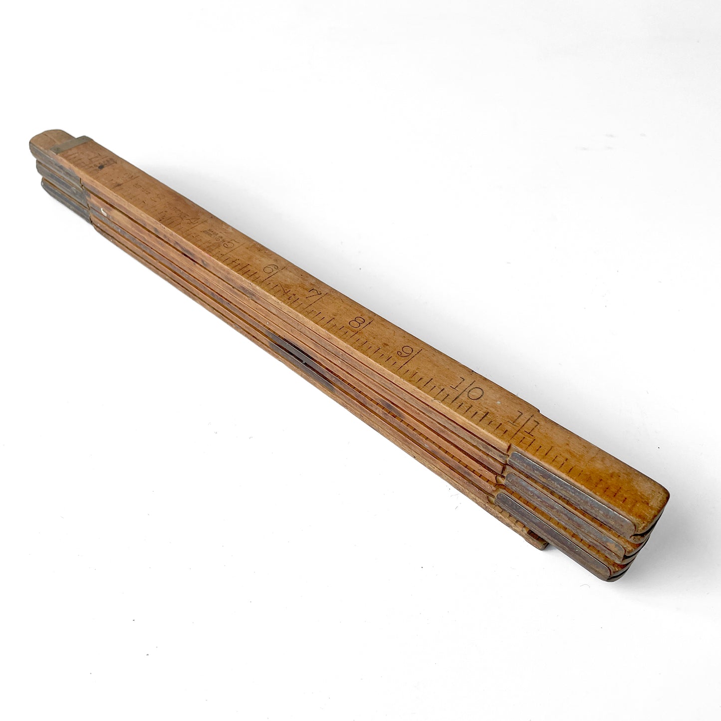 Early 20th Century 7 Foot Folding Ruler