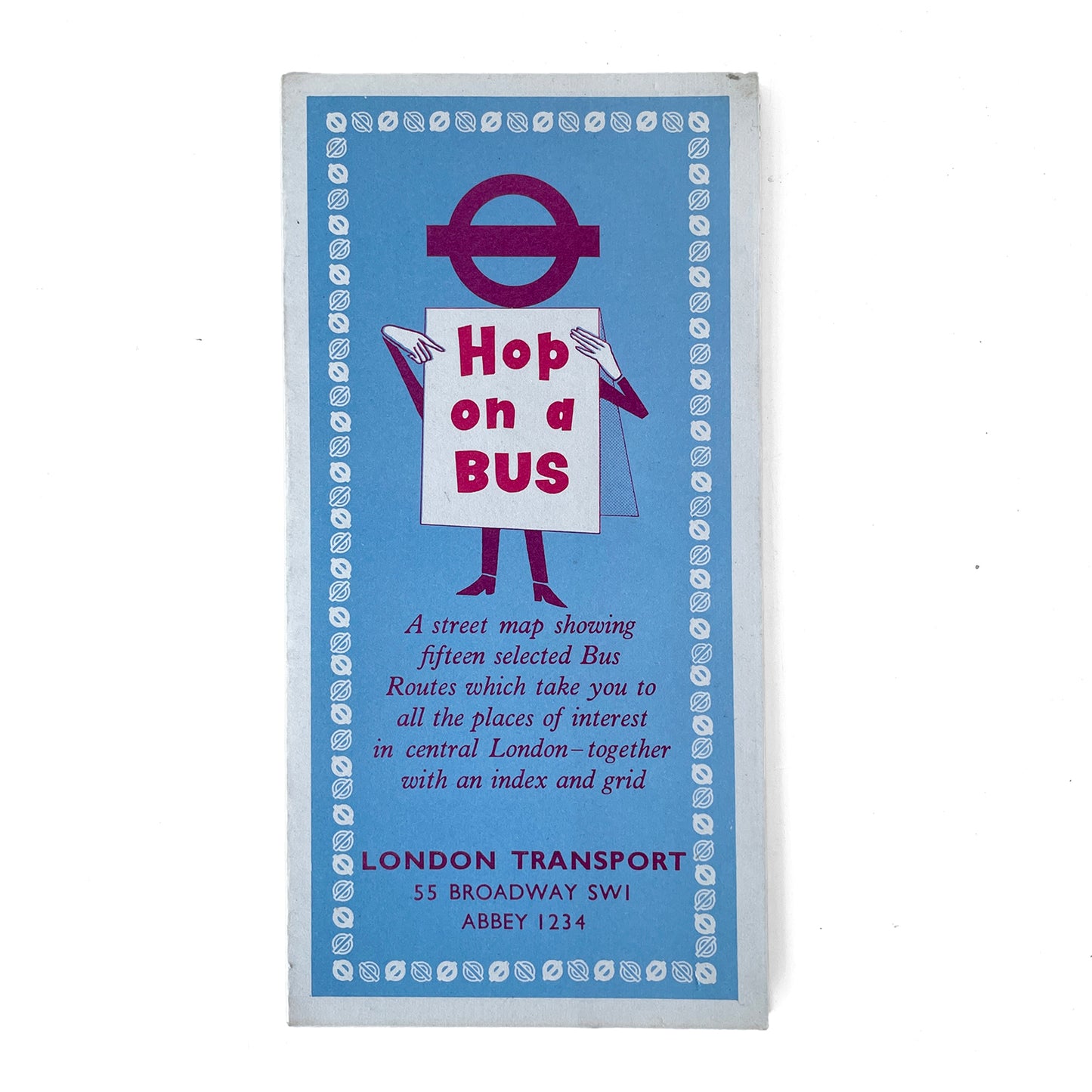 1959 - Hop on a Bus - London Transport Map