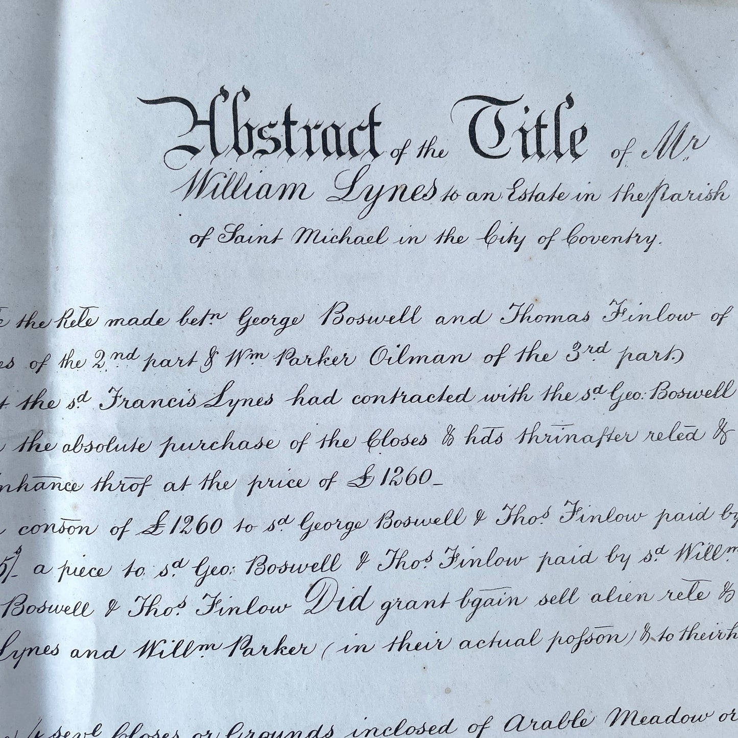 1853 Abstract of the Title Deeds (001)