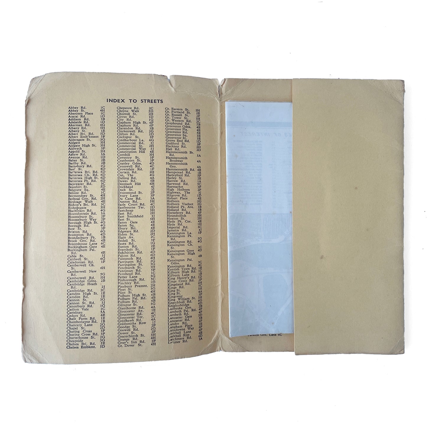 1940s Pictorial Map of London