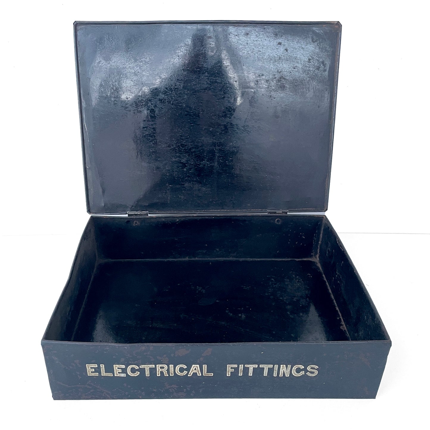 1940s Metal Filing Box – Electrical Fittings