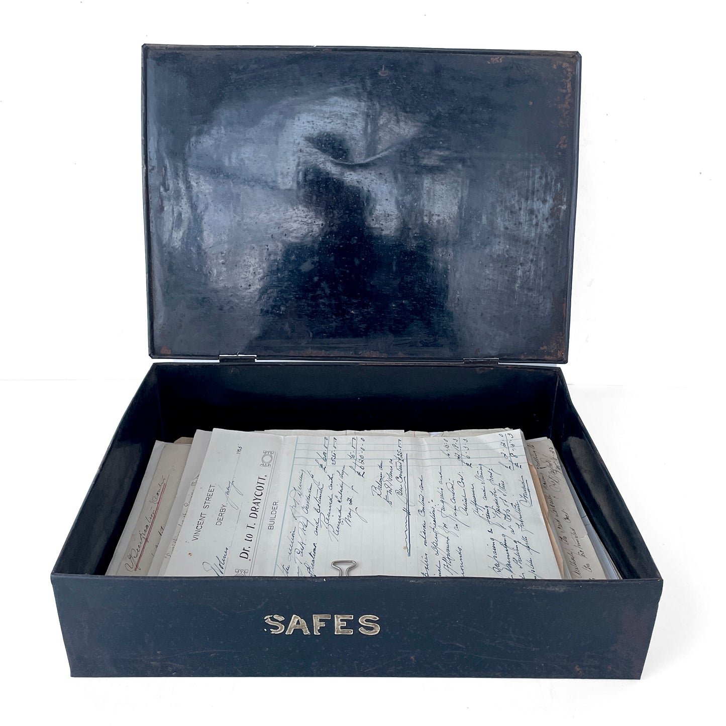 1940s Metal Filing Box – Safes