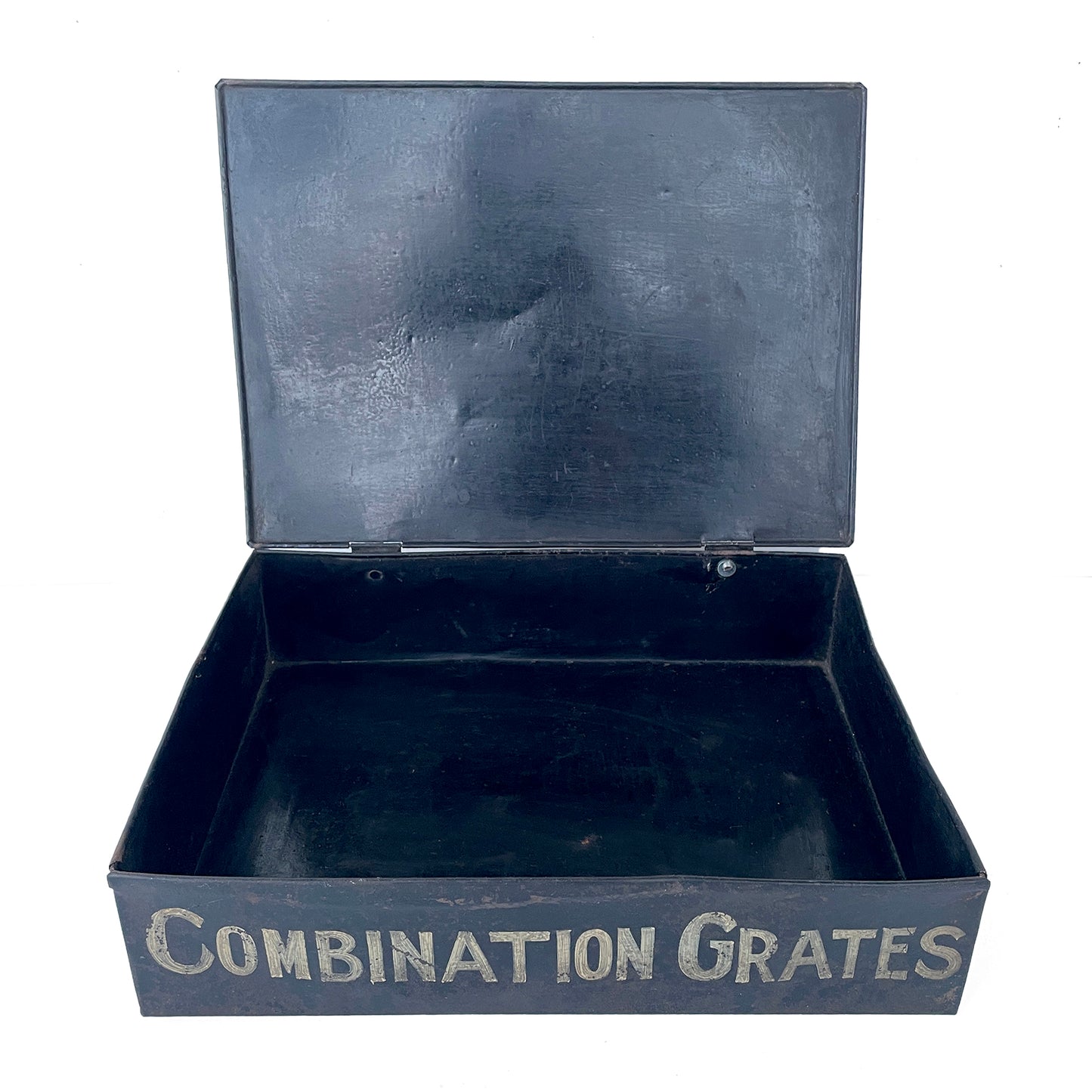 1940s Metal Filing Box – Combination Grates