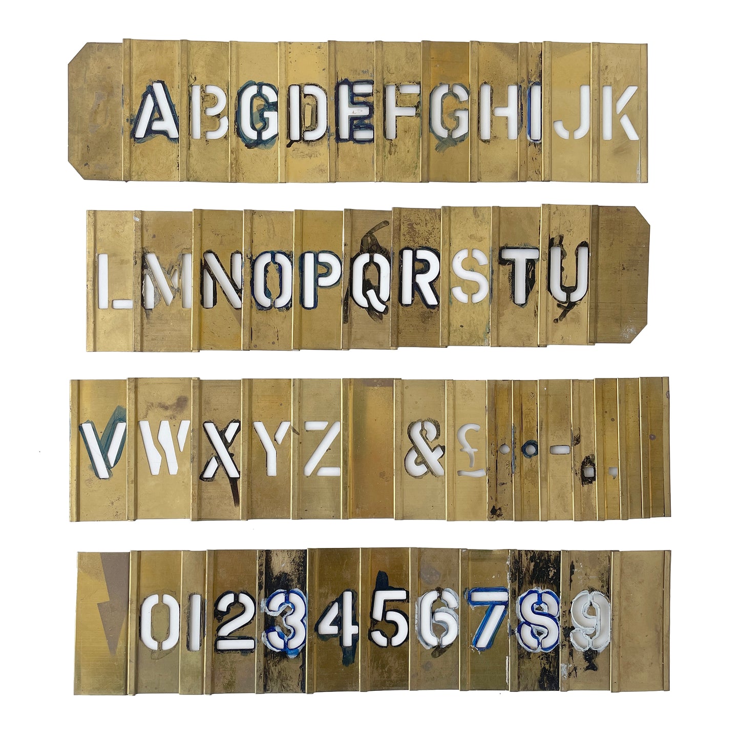 Fantastic Vintage Brass Stencils