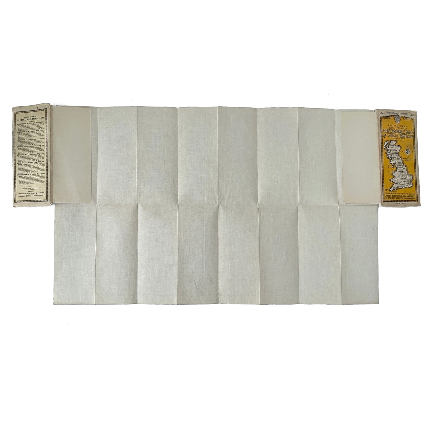 1930s Bartholomew’s Map of Birmingham - Leicester