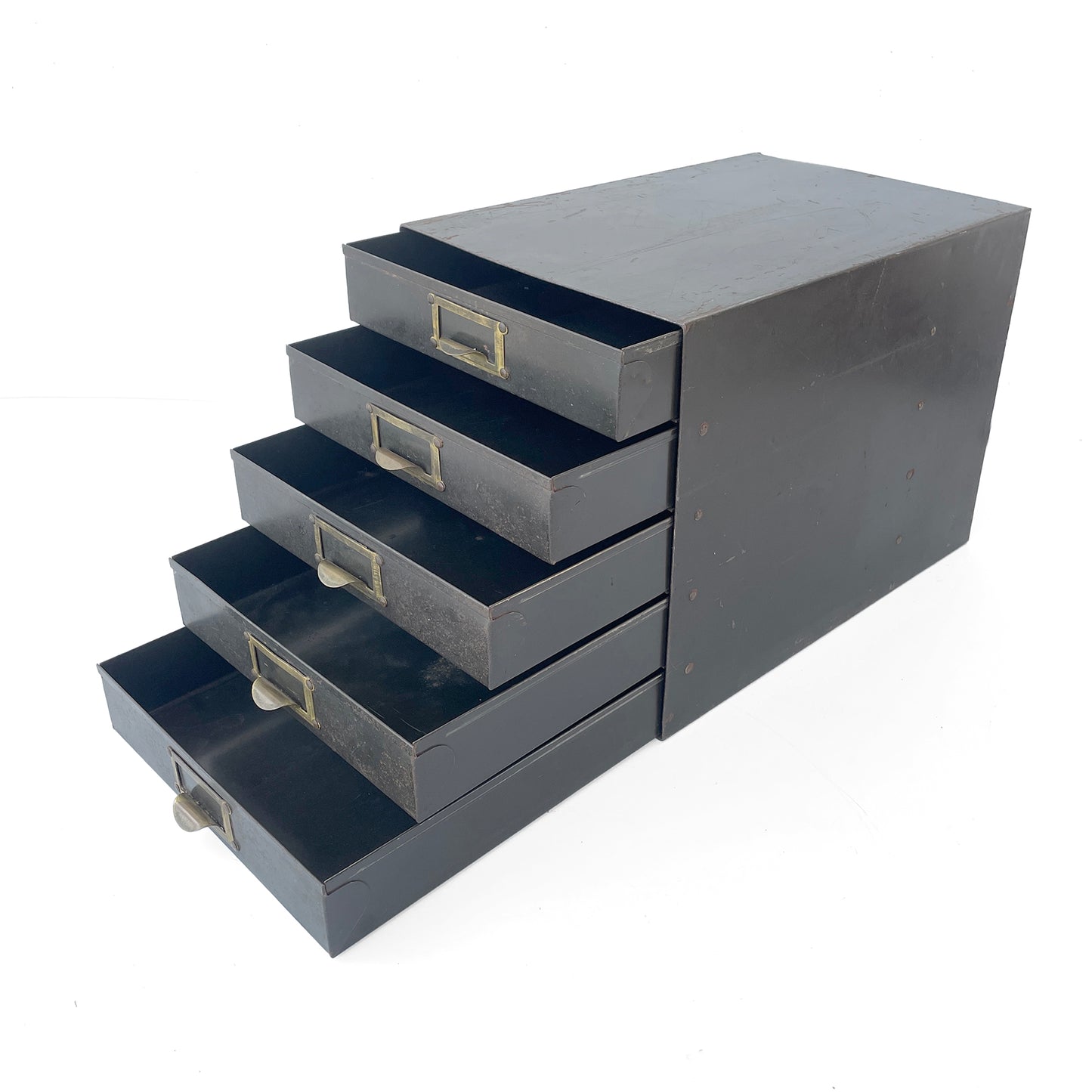 Classic 1940s Desktop Filing Drawers