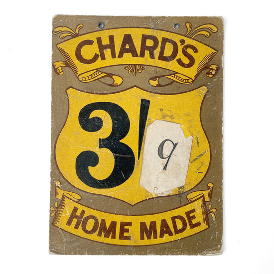 Beautiful Early 20th Century ‘Chard’s’ Sale Card – 3’