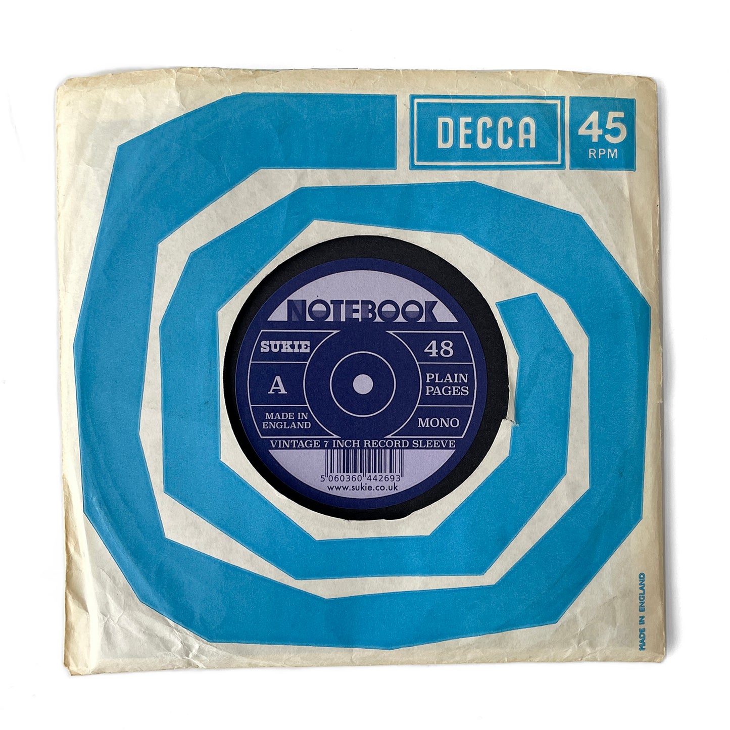 Multi-Colour Record Sleeve Book