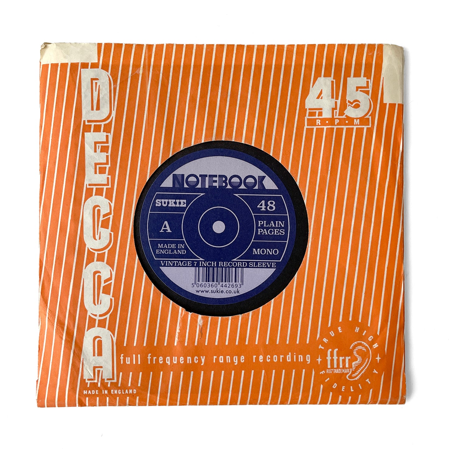 Multi-Colour Record Sleeve Book