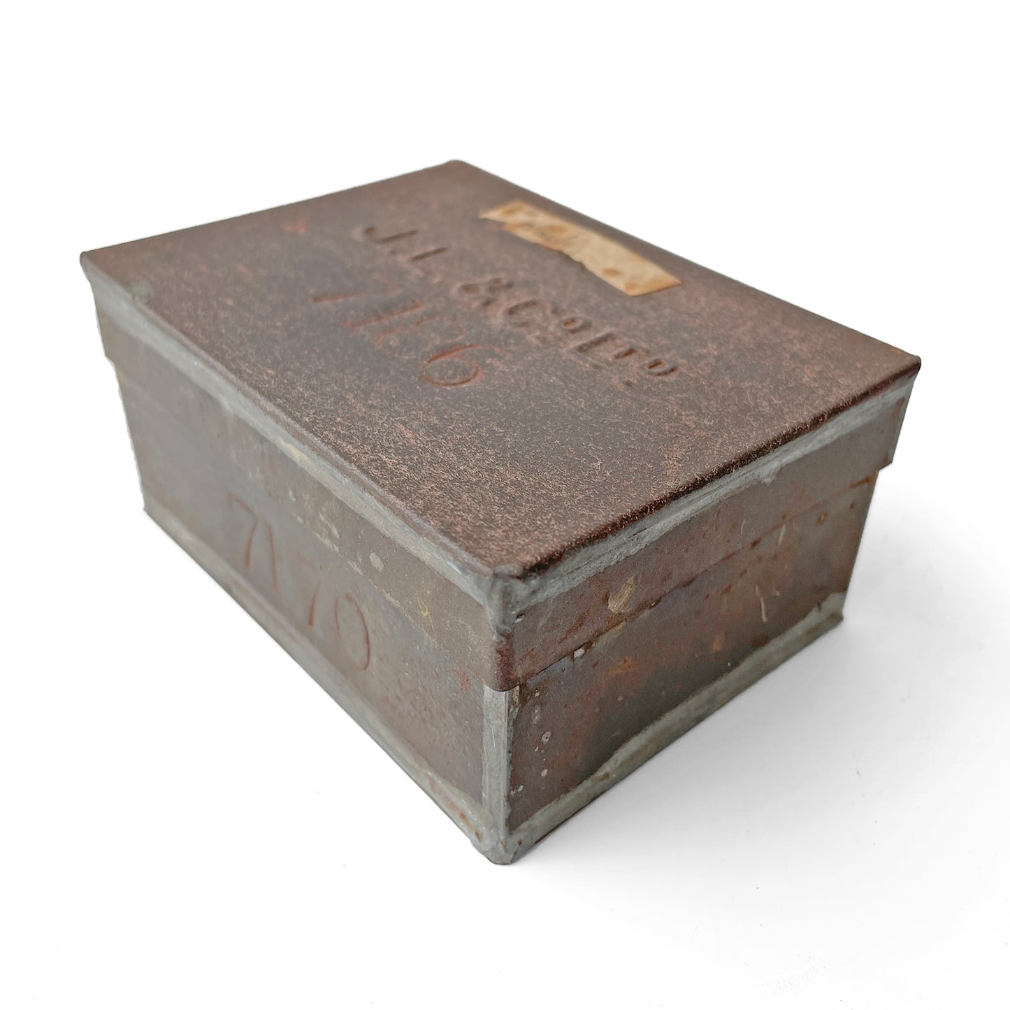 Vintage Metal Storage Tin – 7186