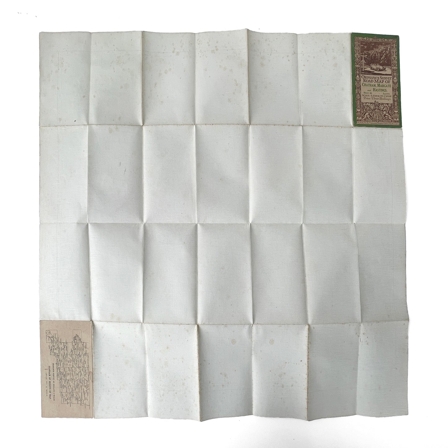 1914 Ordnance Survey Map of Chatham, Margate & Hastings