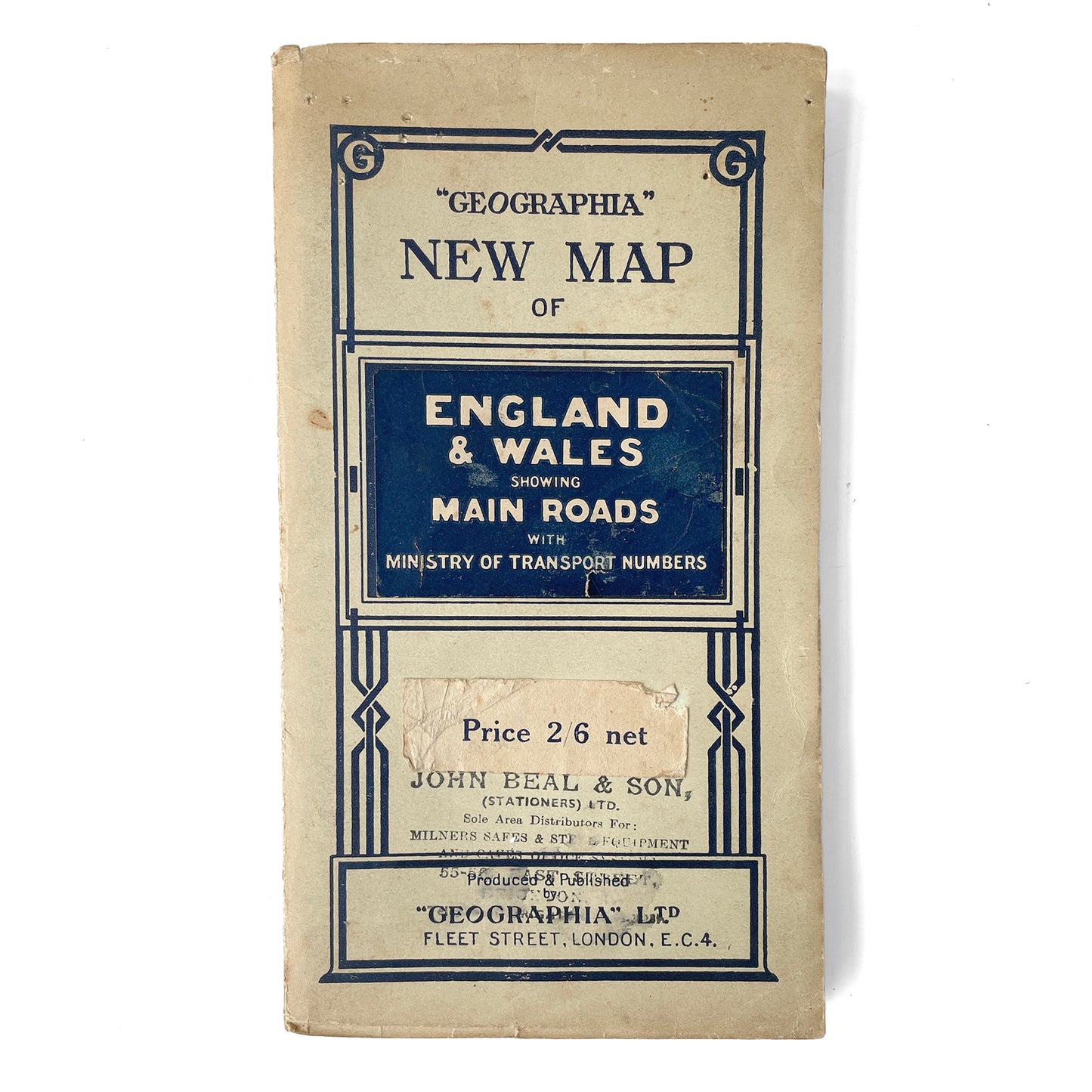 Early 20th Century Map of England & Wales