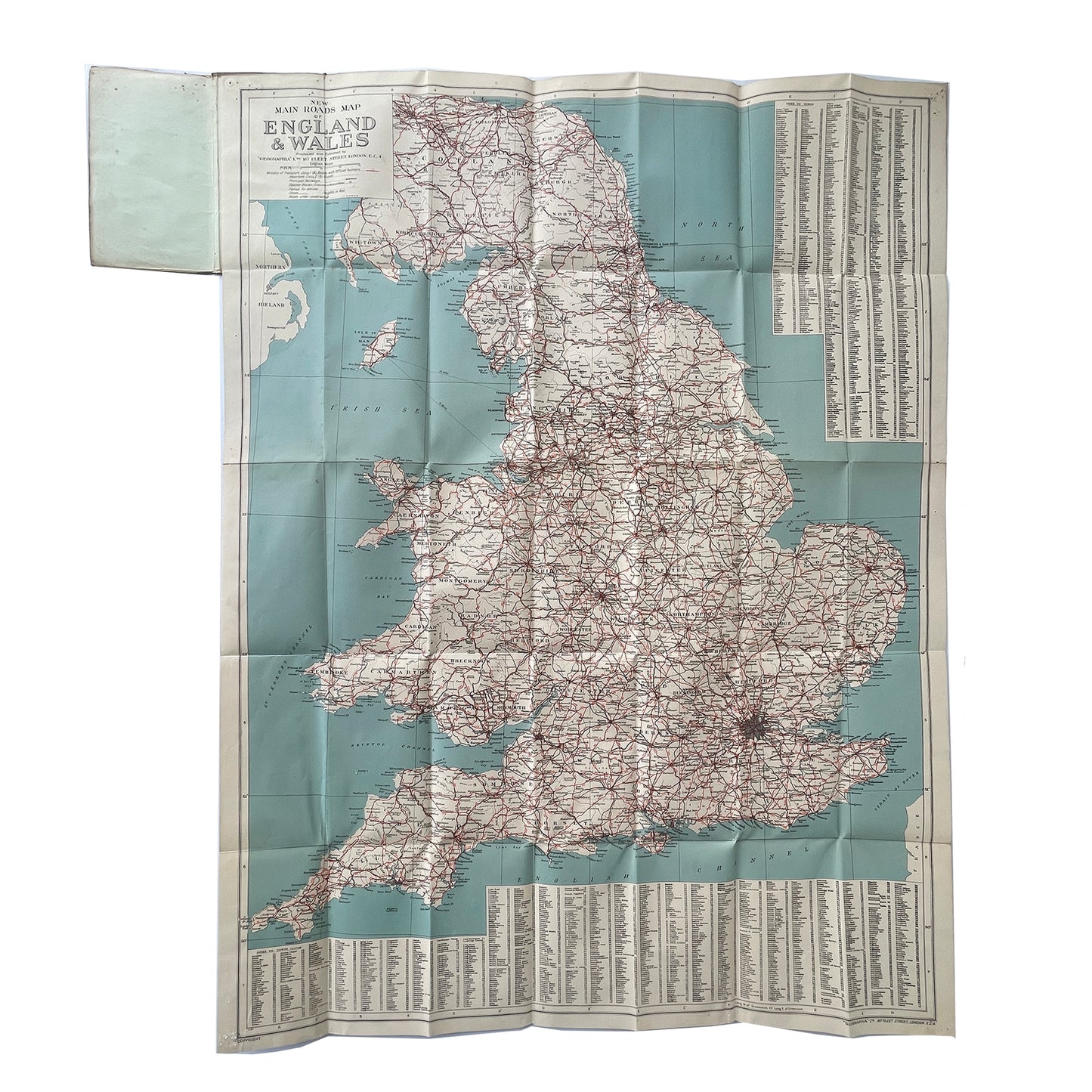 Early 20th Century Map of England & Wales