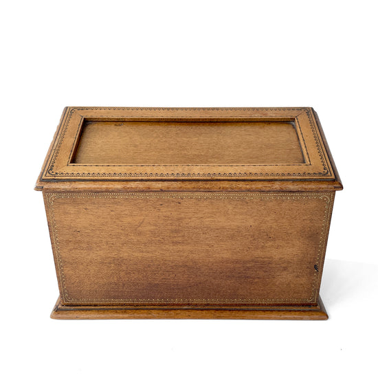 Lovely Early 20th Century Letter Rack with Lid