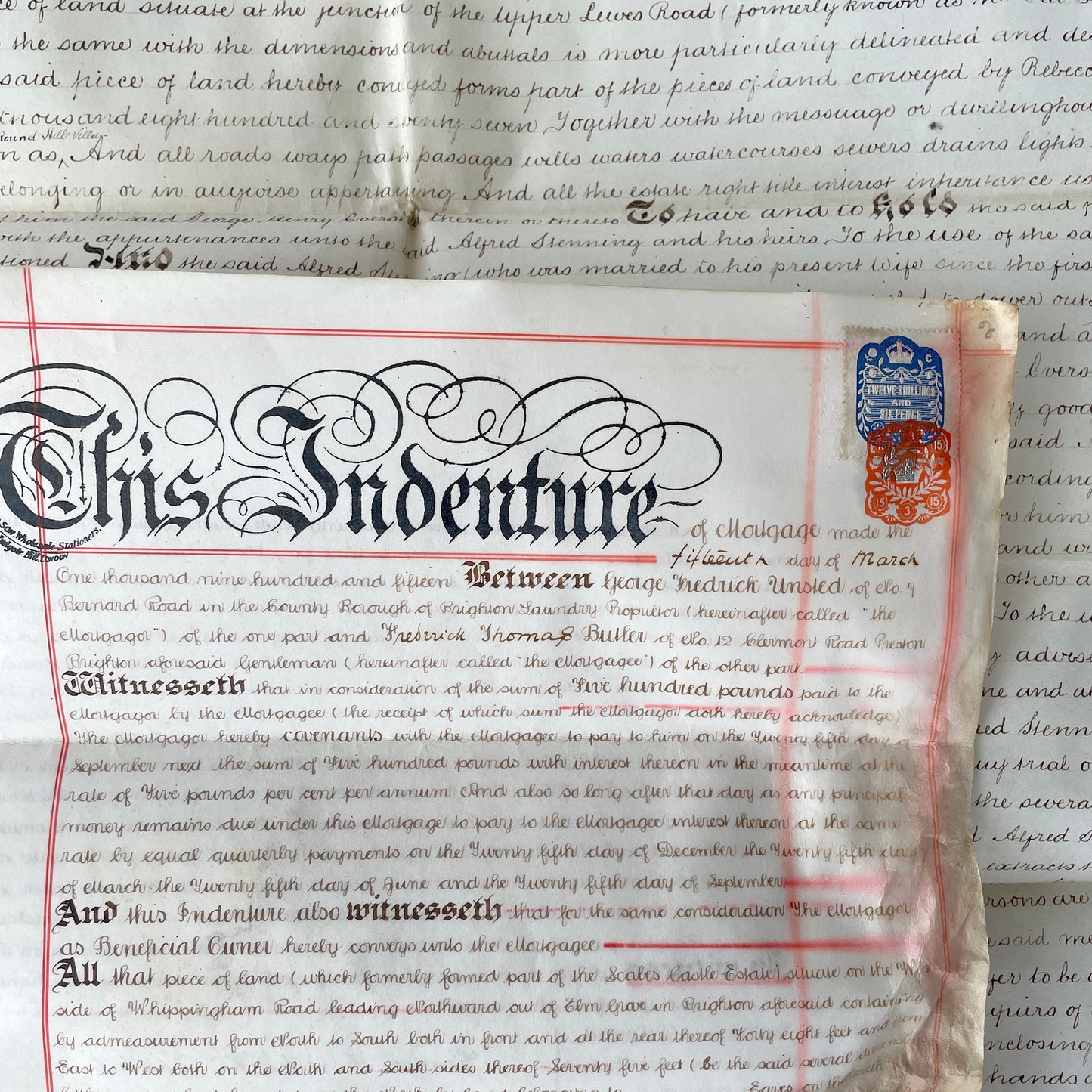 Beautiful Bundle of Legal Documents Circa 1840s – 1930s – Bundle 5