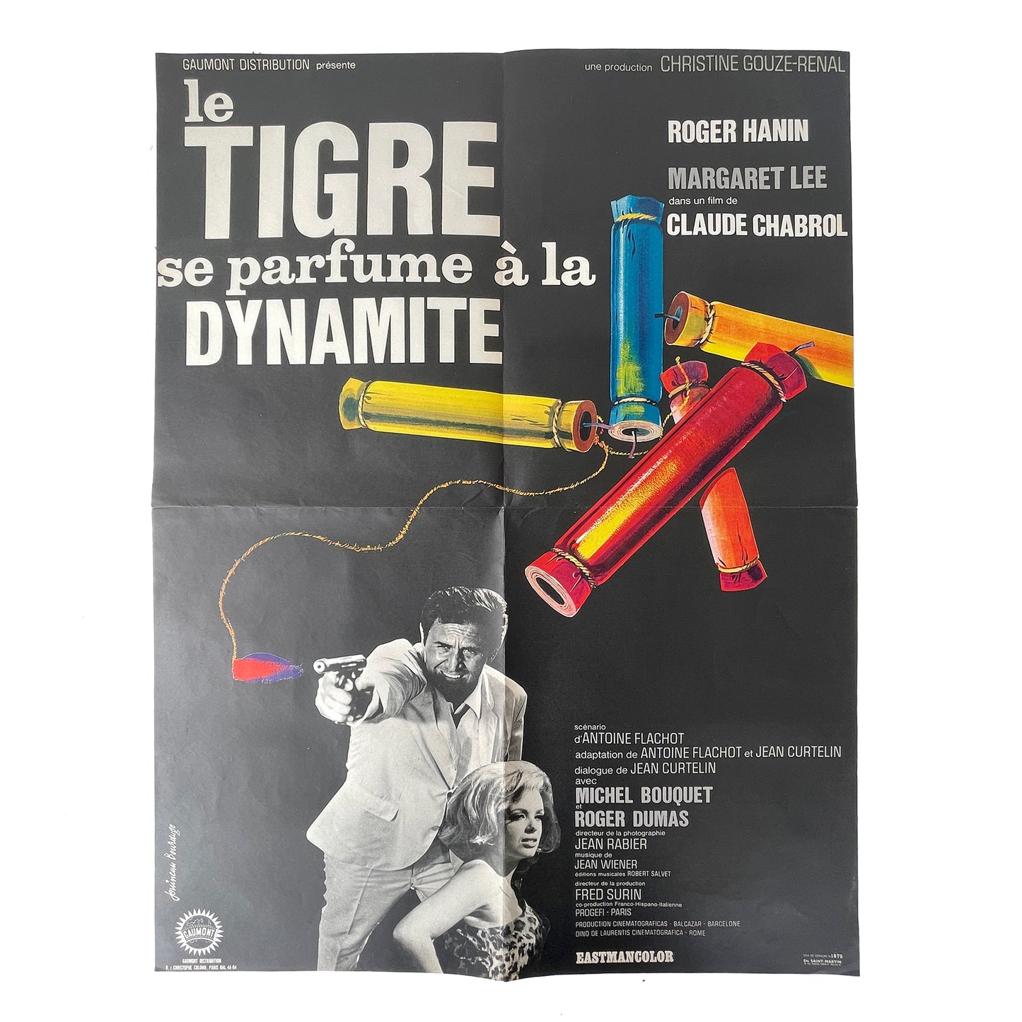 1965 ‘Le Tigre Se Parfume a La Dynamite’ Film Poster