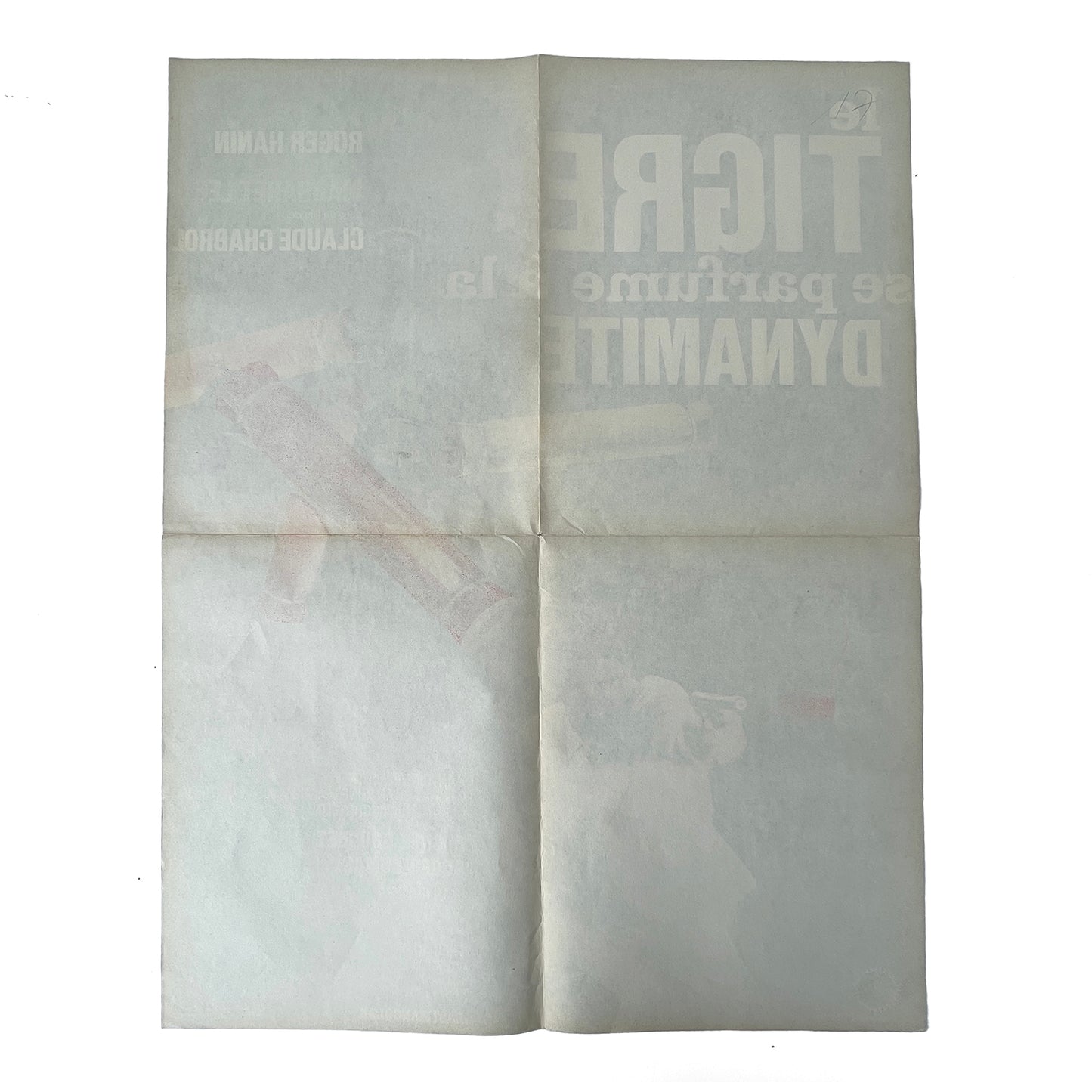 1965 ‘Le Tigre Se Parfume a La Dynamite’ Film Poster