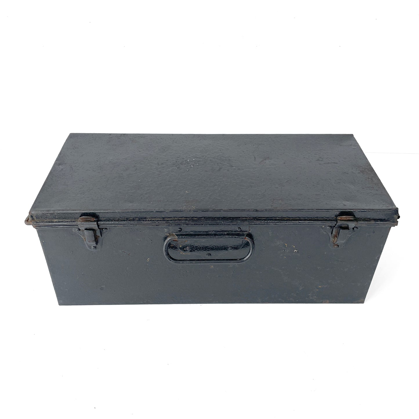 Vintage Metal Toolbox - Black