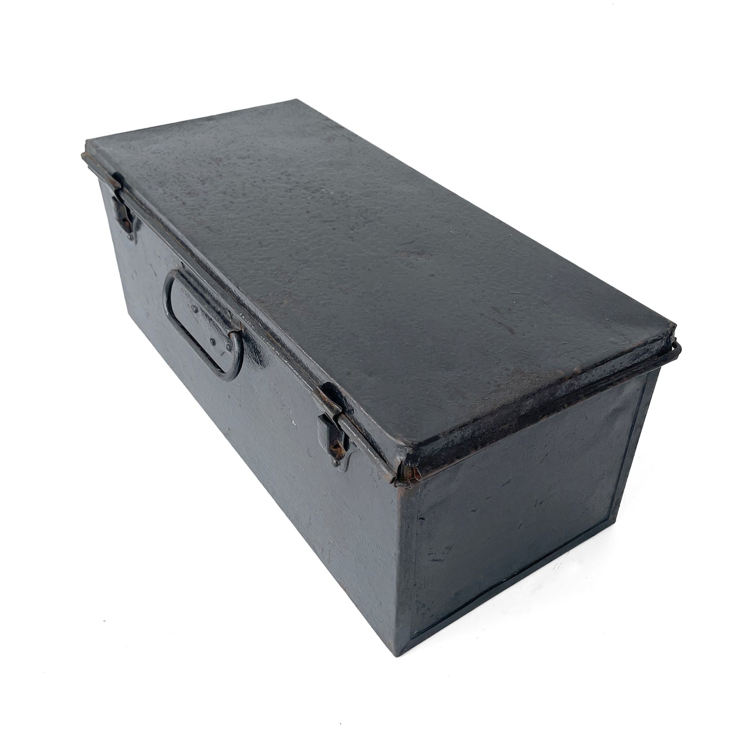 Vintage Metal Toolbox - Black