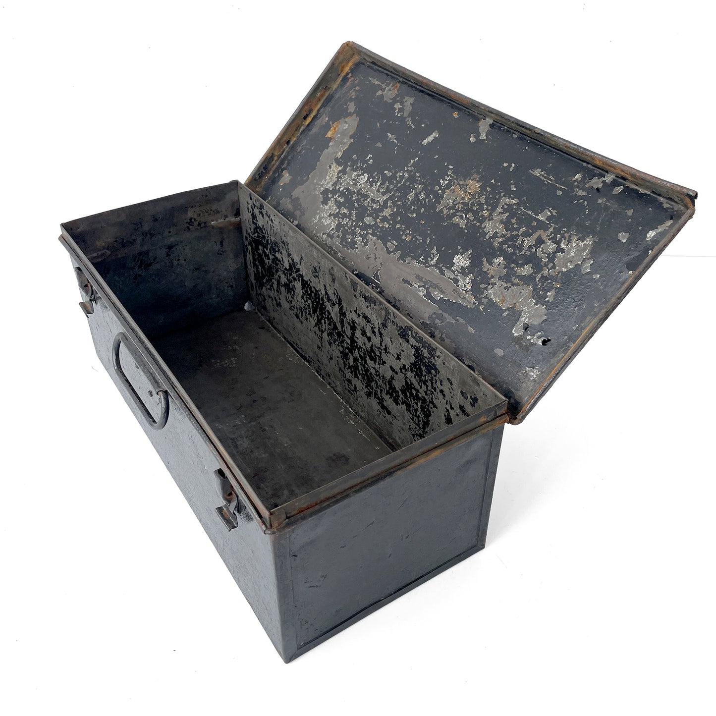 Vintage Metal Toolbox - Black