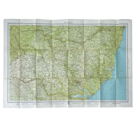 1962 Bartholomew’s Map of Suffolk