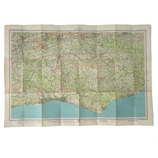 1955 Bartholomew’s Map of Sussex