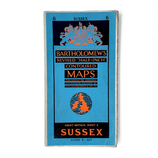 1959 Bartholomew’s Map of Sussex