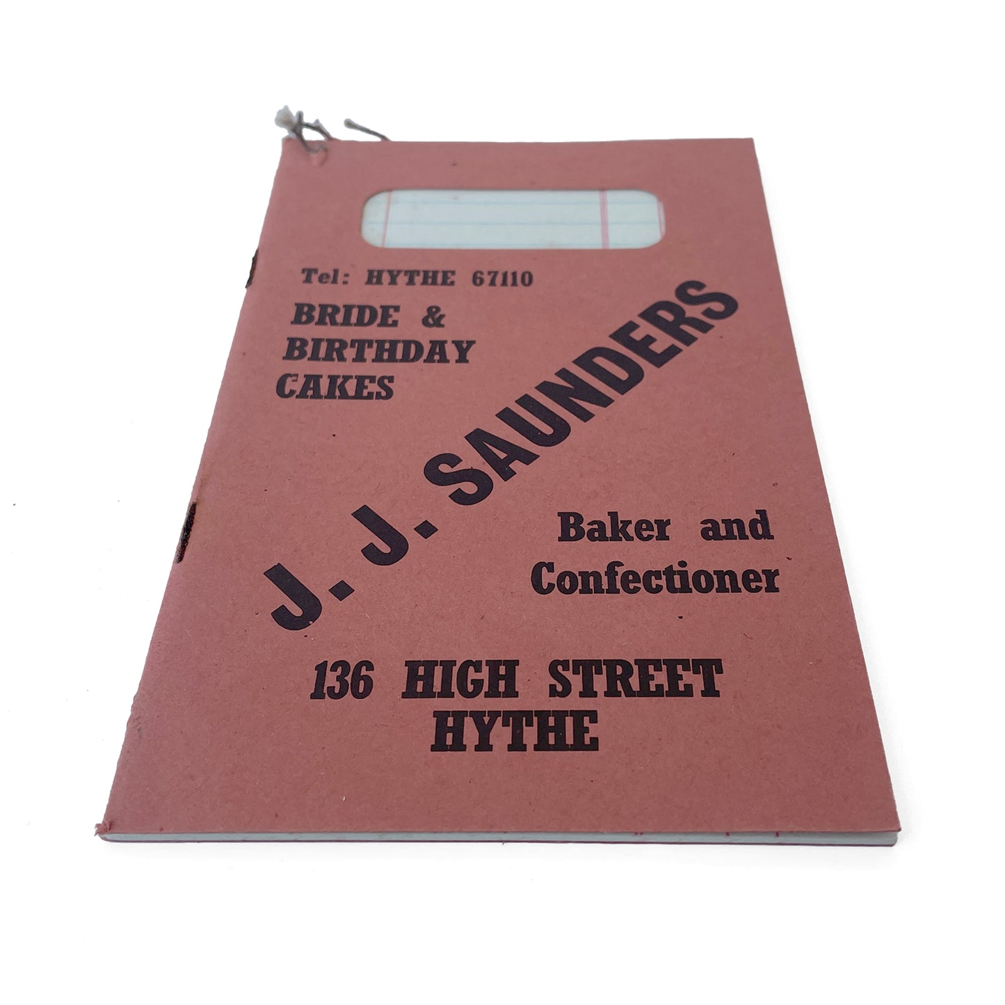 Early 20th Century Shop Notebook