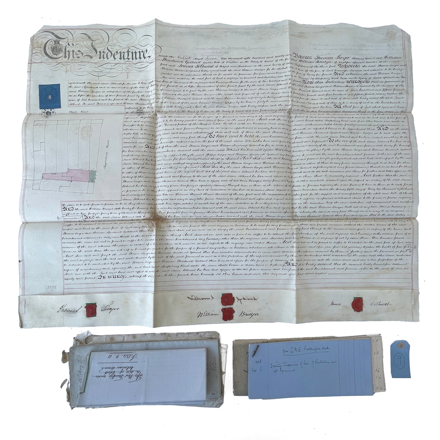Beautiful Bundle of Legal Documents Circa 1850s – 1920s – Bundle 9