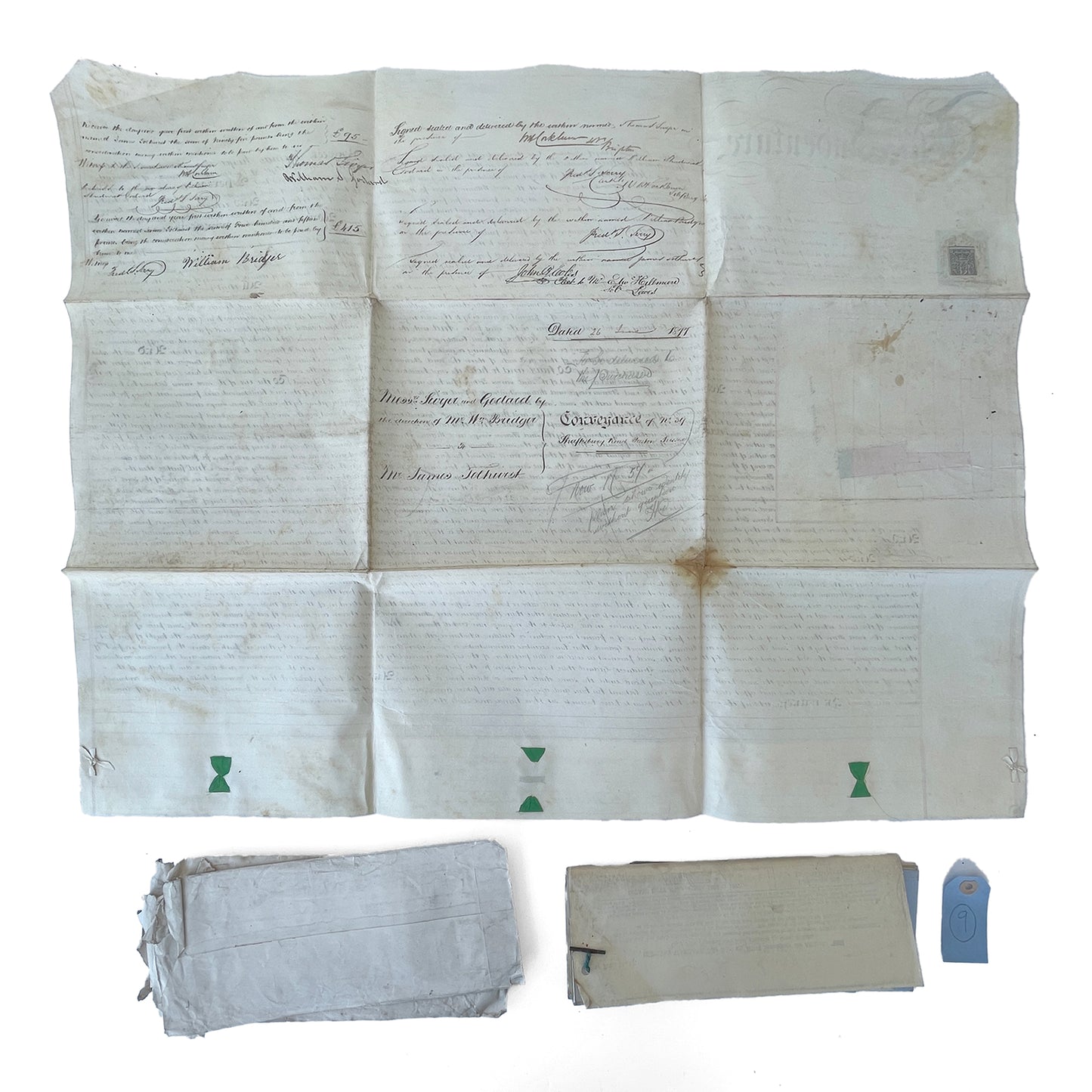 Beautiful Bundle of Legal Documents Circa 1850s – 1920s – Bundle 9